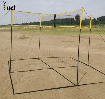 Volley ball net Plasti Trellis Netting Mesh Barrier Playground Safety Nets Soccer Indoor Green Golf