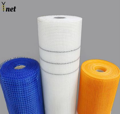 C Glass Fiberglass Cloth Mesh 160g Wall Plastering Mesh 5*5mm With Various Coated Colors