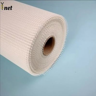 White Coated Fiberglass Mesh 5*5mm 4*4mm Fiberglass Insulation Mesh 50m - 200m Roll Length