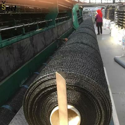 Black Sun Shade Net HDPE Greenhouse Mesh Fabric UV Resistant
