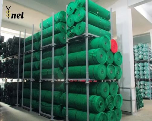 1m - 6m Custom Sun Shade Sail Green Knitted Shade Net For Garden