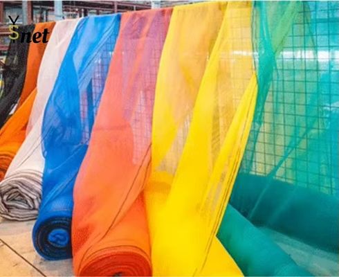 Black Construction Safety Net Fire Resistant Debris Safety Netting Customized