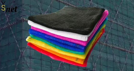 Black Construction Safety Net Fire Resistant Debris Safety Netting Customized