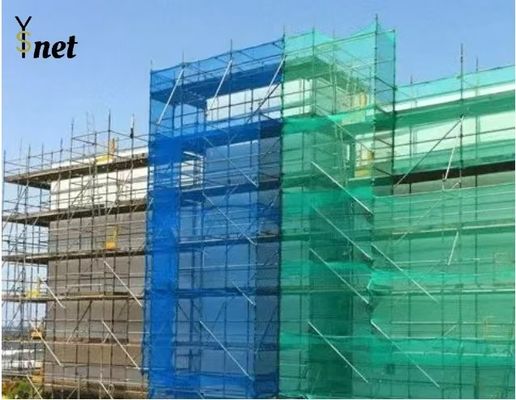 Corrosion Resistant Blue Scaffold Netting 50m - 200m Safety Nets For Construction Sites