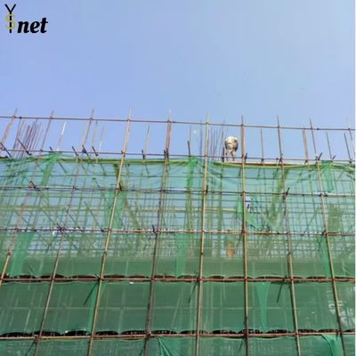 Green Builders Safety Netting Tear Resistant Mesh Netting For Scaffolding