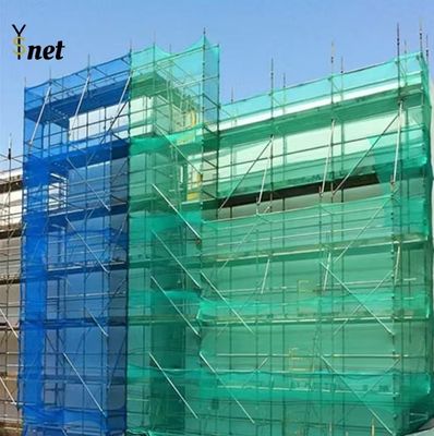 Customized Construction Safety Net Fireproof Dust Proof Green Scaffold Netting