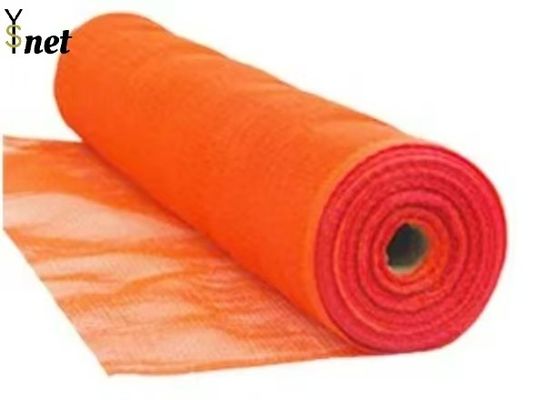 Orange Construction Safety Net HDPE Fire Retardant Debris Netting Customized