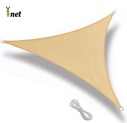 High Strength HDPE Sun Sail Shade Net, Triangle and Square Type Shade Sails for Garden Patio