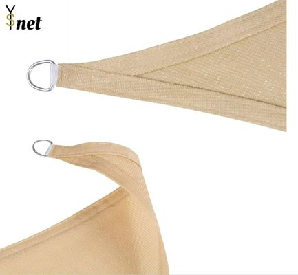 5x5x5m Beach Sun Shade Sail 320gm 350gm Custom Triangle Shade Sail
