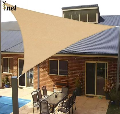 5x5x5m Beach Sun Shade Sail 320gm 350gm Custom Triangle Shade Sail