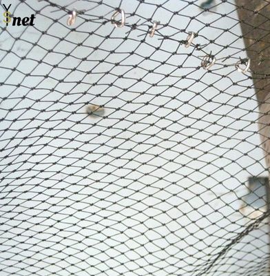 Polyethyleen vleermuis uitsluitingsnet zwart zwaar werkend vogelnet UV-bestand