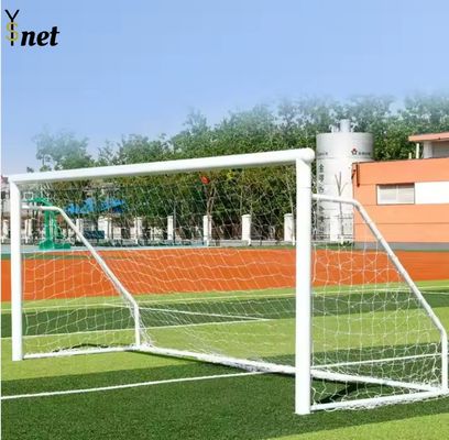 ΠΕΤ Ποδοσφαιρικό Ποδοσφαιρικό Γκολ Λευκό Γκολ Ποστ Δίκτυο 24x8FT Για αγώνες ποδοσφαίρου