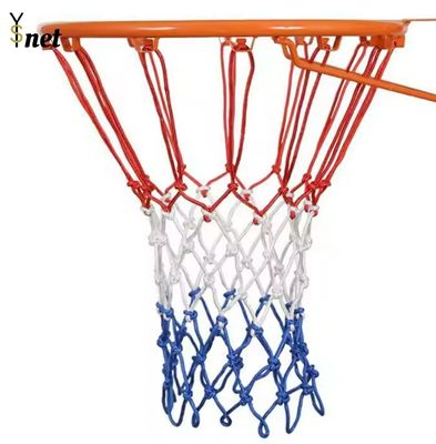 Factory Custom 8 Loop Mini Basketball Net Red, White and Blue Oem 21inch Basketball Net