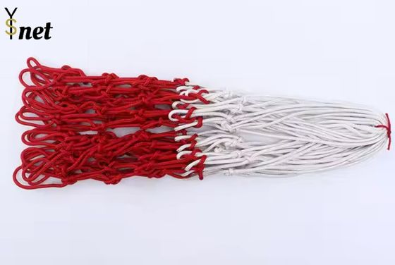 Factory Custom 8 Loop Mini Basketball Net Red, White and Blue Oem 21inch Basketball Net