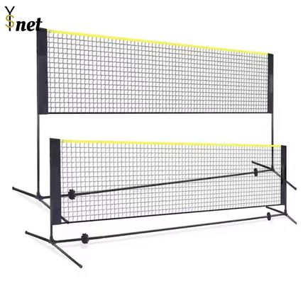 Height Adjustable Portable Badminton Nets 6.1*0.76m Outdoor Tennis Nets Customized