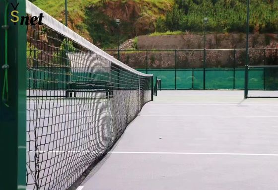 PE Multi Sport Net Customized Portable Tennis Net 12.8*1.07m