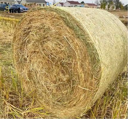 1.23x3000m Γύψο Bale Δίκτυο Γύψο Προσαρμοσμένο Δίκτυο Γύψο Για Γύψο Baler