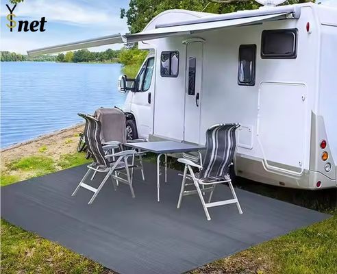 Breathable Outdoor RV Rug 225GSM 280GSM 350GSM RV Patio Mat 6x9