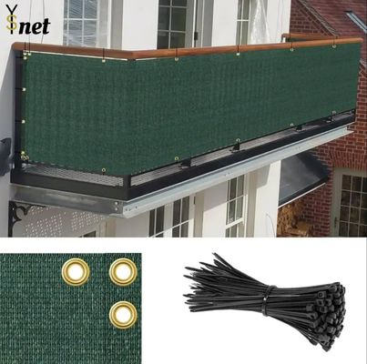 Heavy Duty Balcony Privacy Mesh UV Resistant Balcony Screen Cover Anti Dust